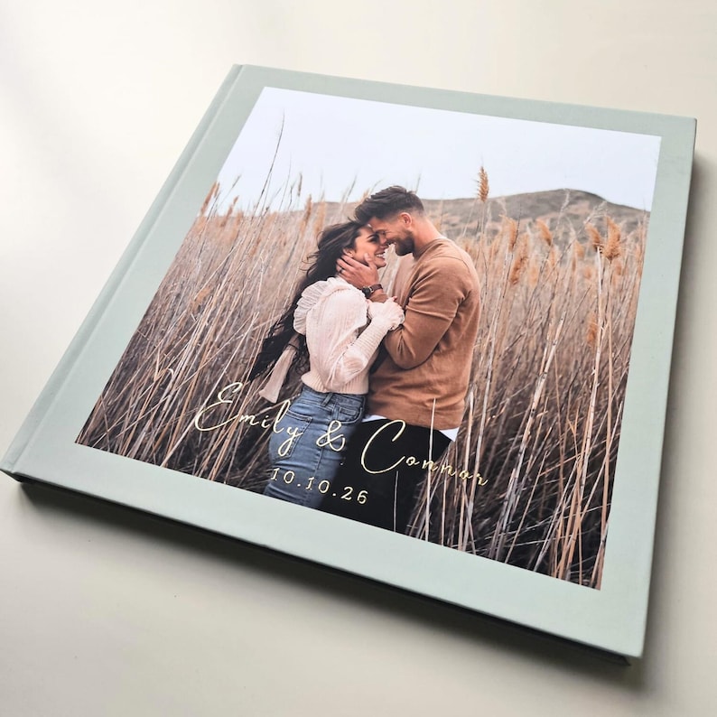 Custom Photo Book - Livro de Visitas Personalizado para Casamento