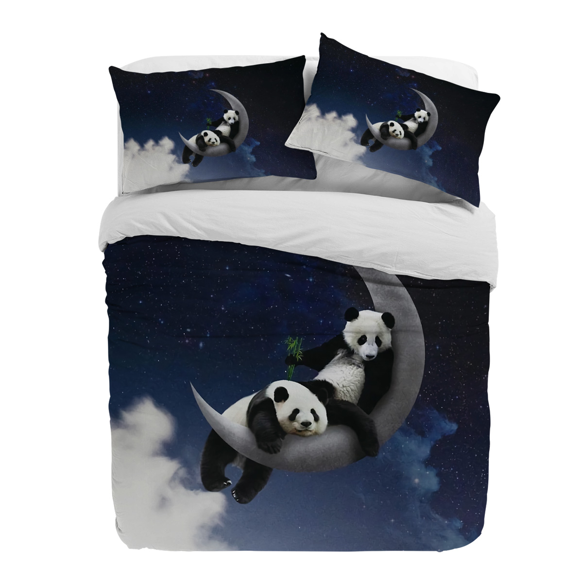Custom Night Sky - Lua noite céu panda bambu estrela