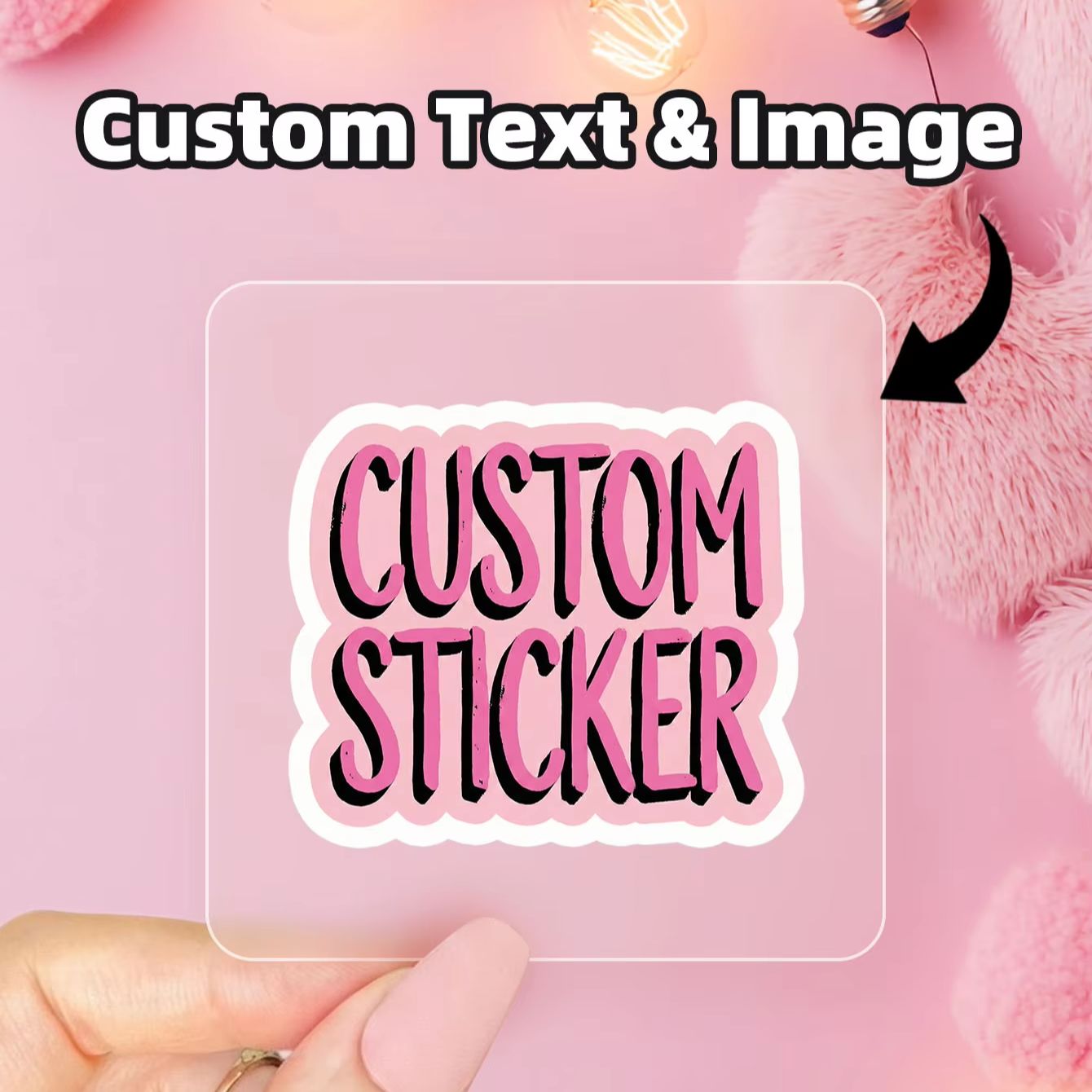 1-180PCS Adesivos Quadrados Pe - Personalised Candle Label avaliação e preço