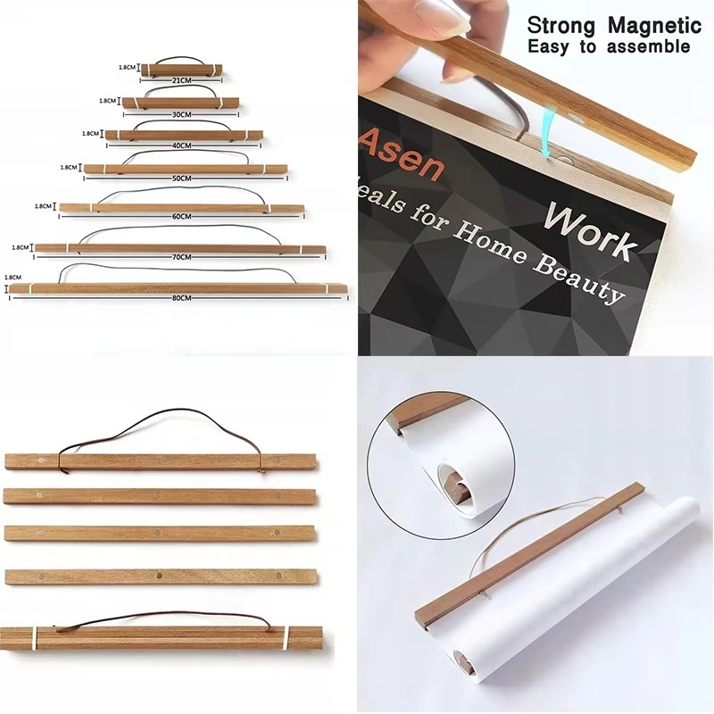 Suporte Magnético para Pôstere - Engraved Wood Frame avaliação e preço