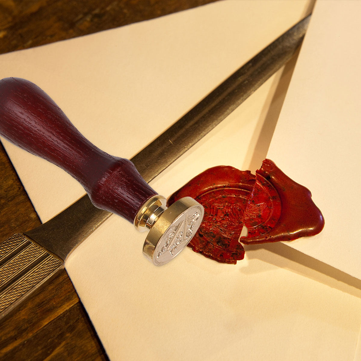 1 Conjunto de Kit de Selo de C - Wax Seal Letter Kit avaliação e preço