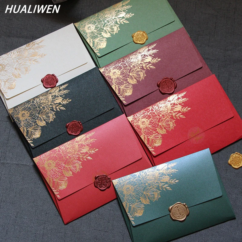 10 unidades/pacote envelopes d - Wax Seal Letter Kit avaliação e preço