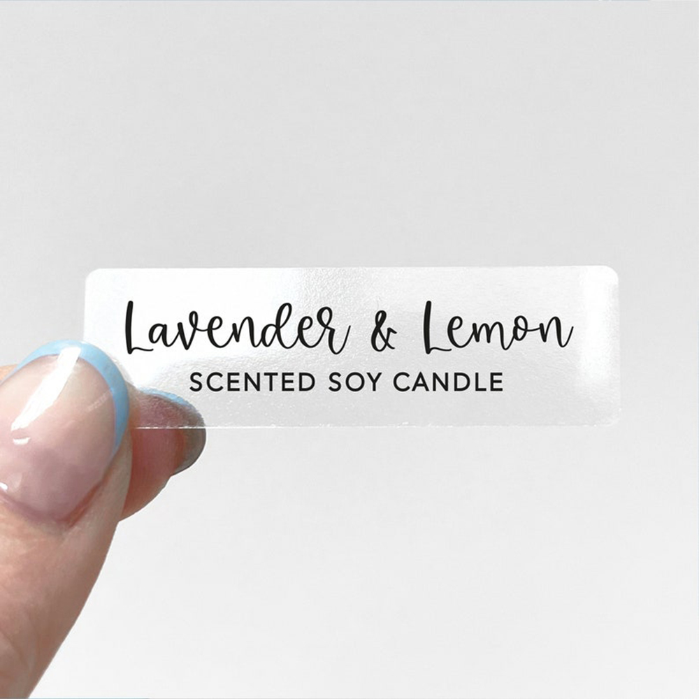 50 peças 45x15mm personalizado - Personalised Candle Label avaliação e preço