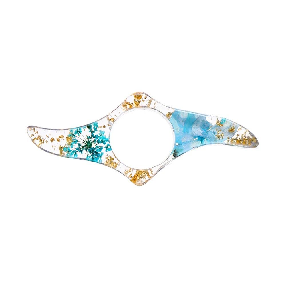 Acrílico polegar livro suporte - Dried Flower Bookmark avaliação e preço