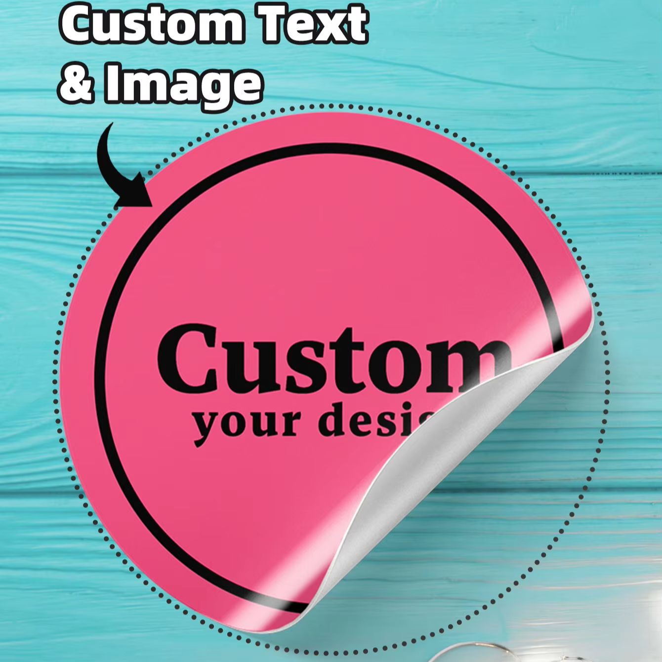 1-180PCS Adesivos Redondos Per - Personalised Candle Label avaliação e preço
