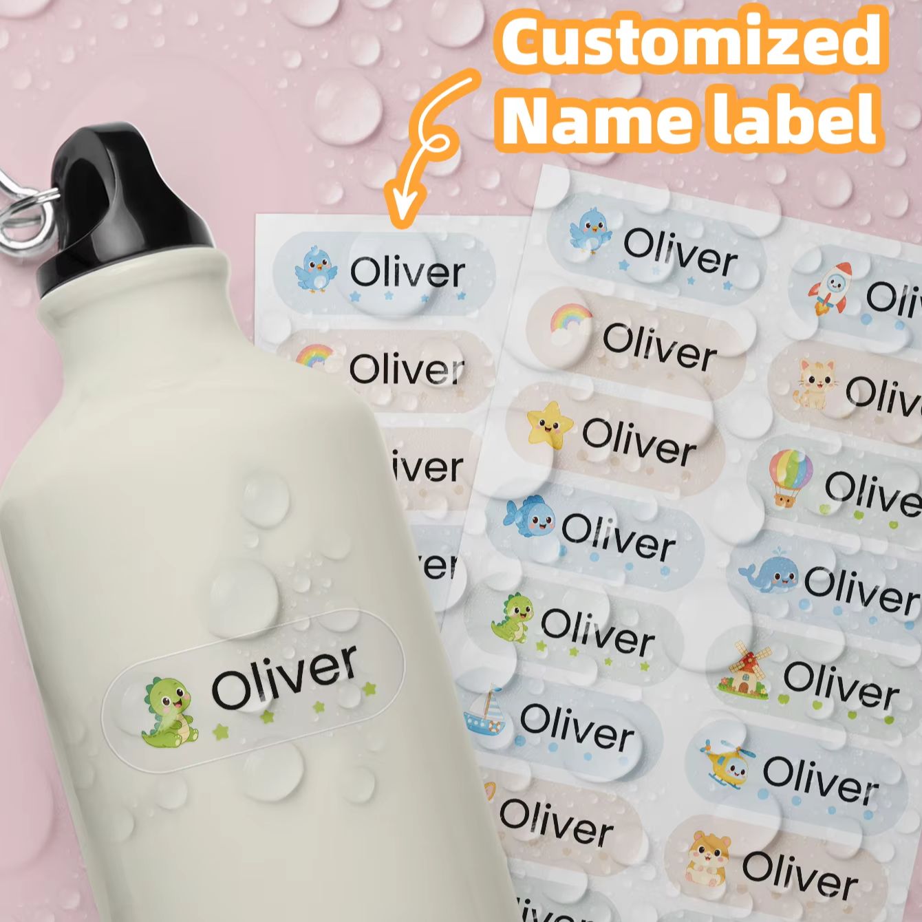 1-400PCS Adesivos Personalizad - Personalised Candle Label avaliação e preço