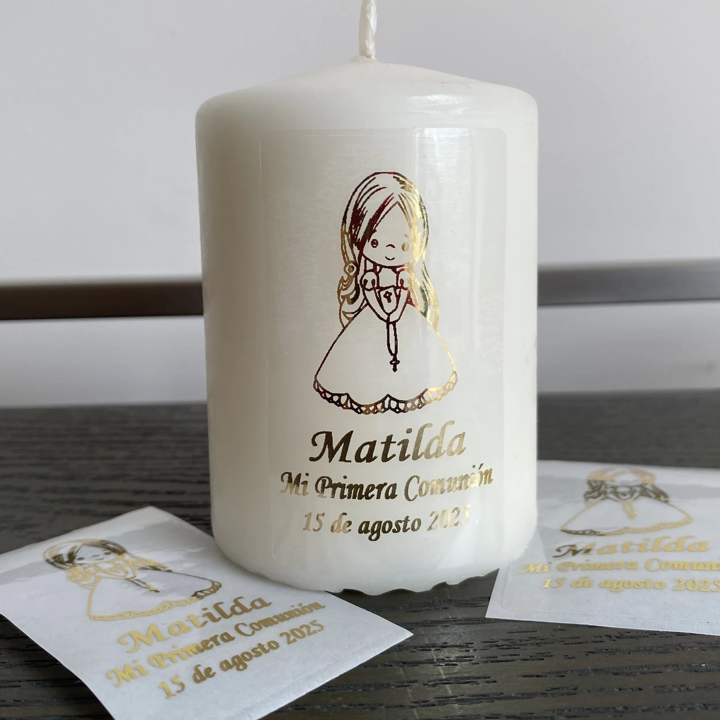 Adesivos Personalizados para a - Personalised Candle Label avaliação e preço