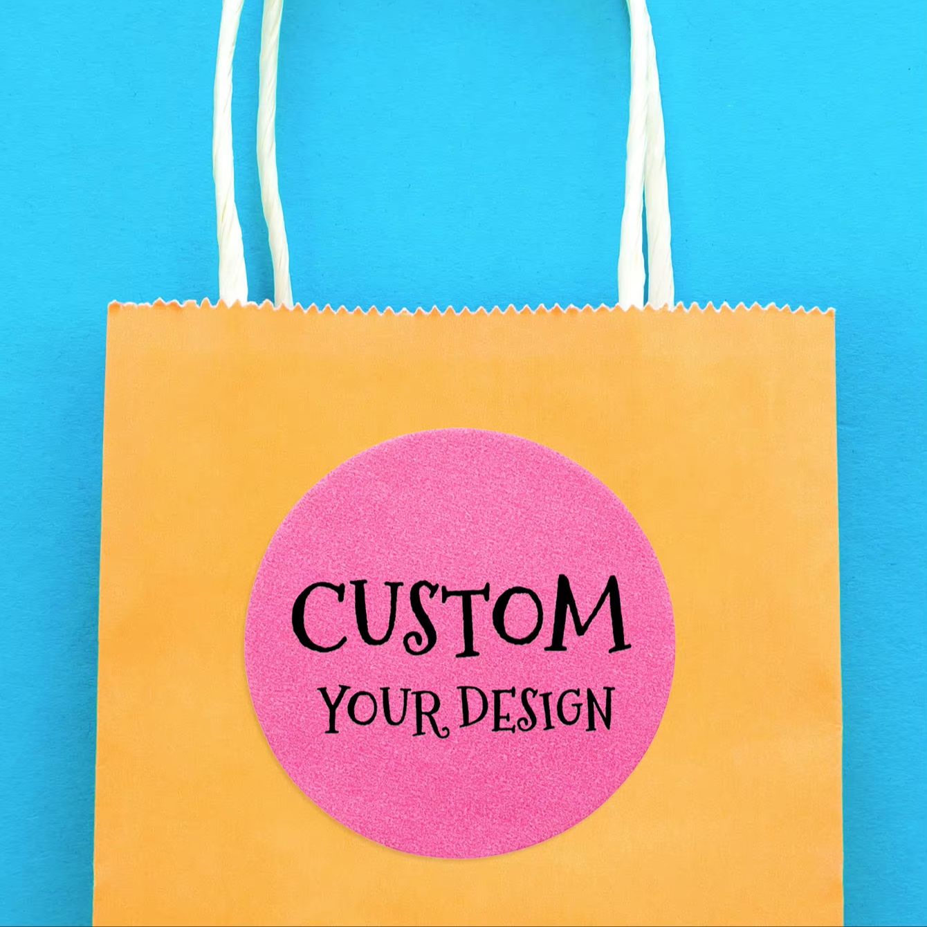 1-100PCS Adesivos Redondos Per - Personalised Candle Label avaliação e preço