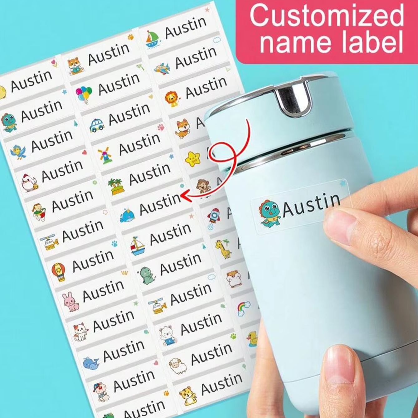 1-500PCS Adesivos Personalizad - Personalised Candle Label avaliação e preço
