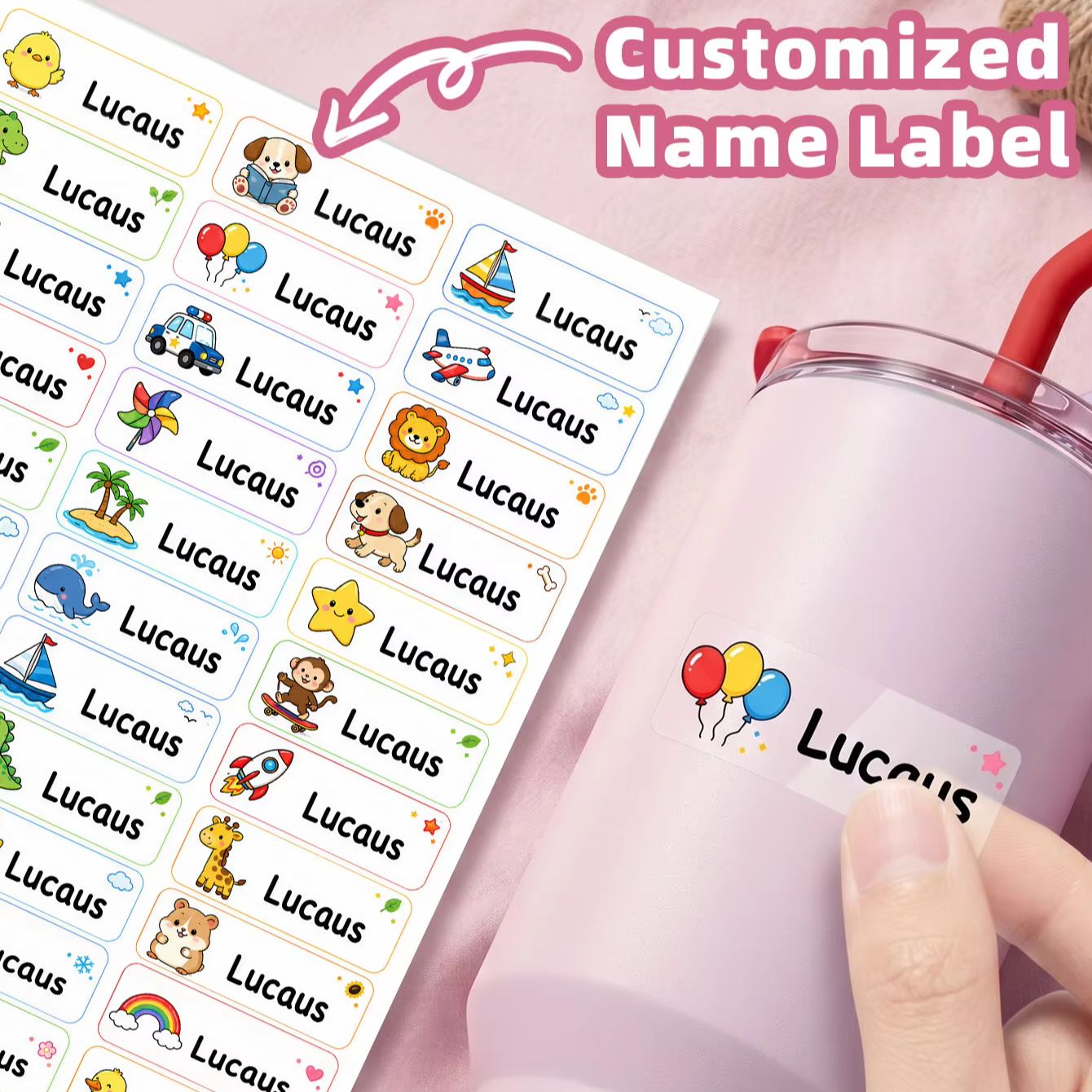 1-500PCS Adesivos Personalizad - Personalised Candle Label avaliação e preço