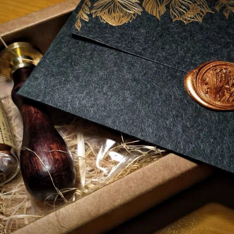 10 pces/cartão de papel especi - Wax Seal Letter Kit avaliação e preço
